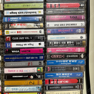 카세트 테이프 가요 팝 클래식 200여개이상