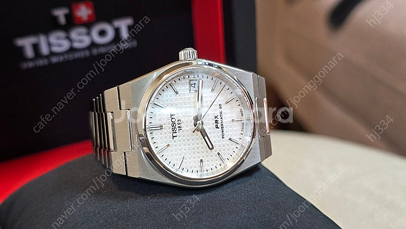 티쏘 prx 35mm 오토매틱 mop 시계 (새상품급)--6