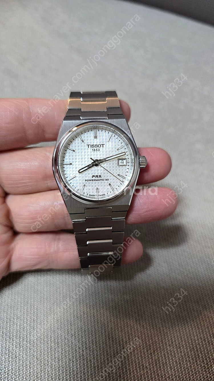 티쏘 prx 35mm 오토매틱 mop 시계 (새상품급)--7