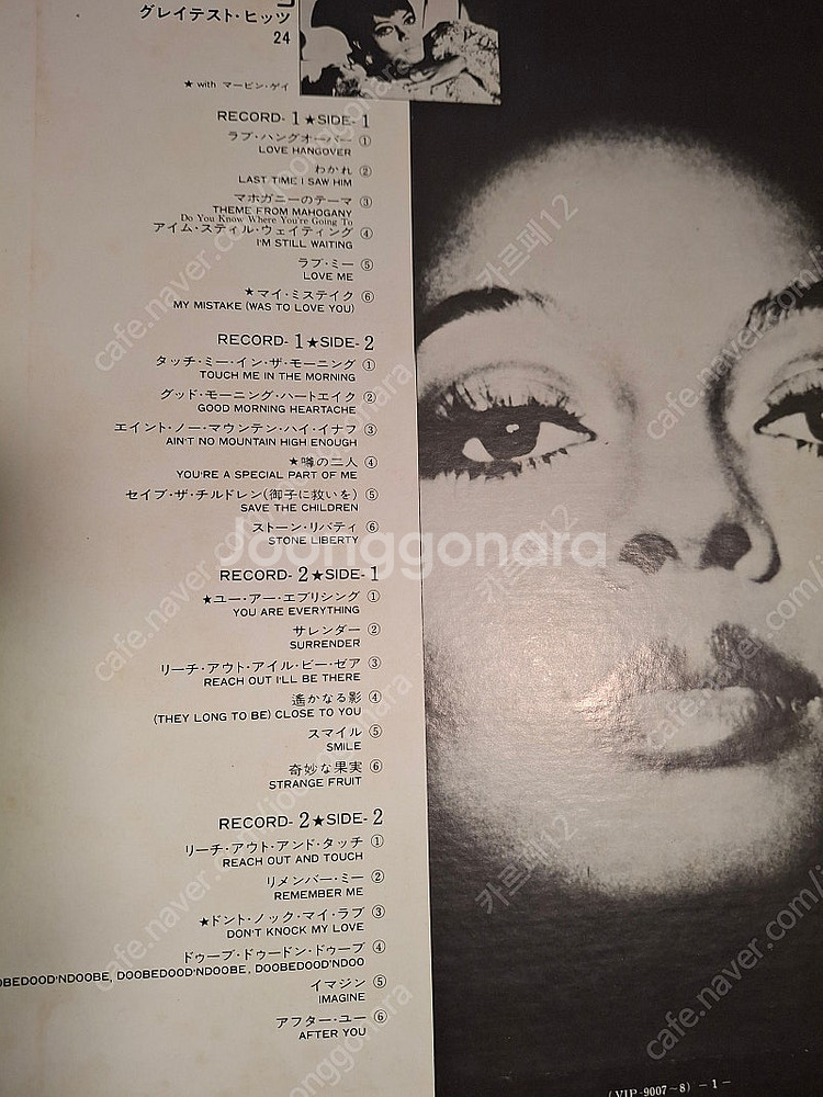 <수입 더블 엘피> 다이아나 로스 Diana Ross ...--3