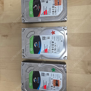 4TB HDD 3개 판매합니다.(시게이트 스카이혹2, 아이언울프1)