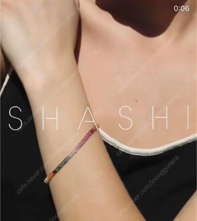 새제품 해드투토 넘버프로젝트 shashi nyc 멀티컬러 브레이슬릿 이미지