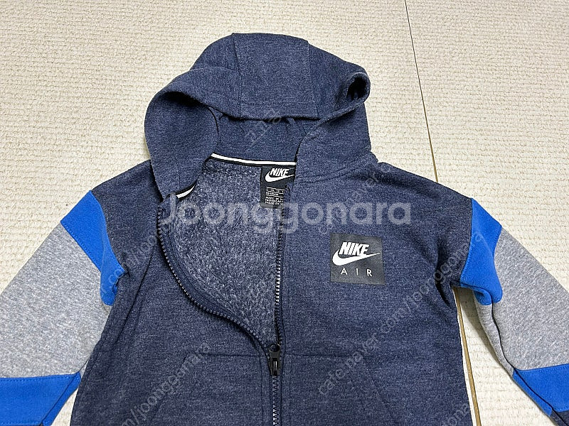 나이키 키즈 집업 기모 플리스 후디 집업 3-4YRS--0