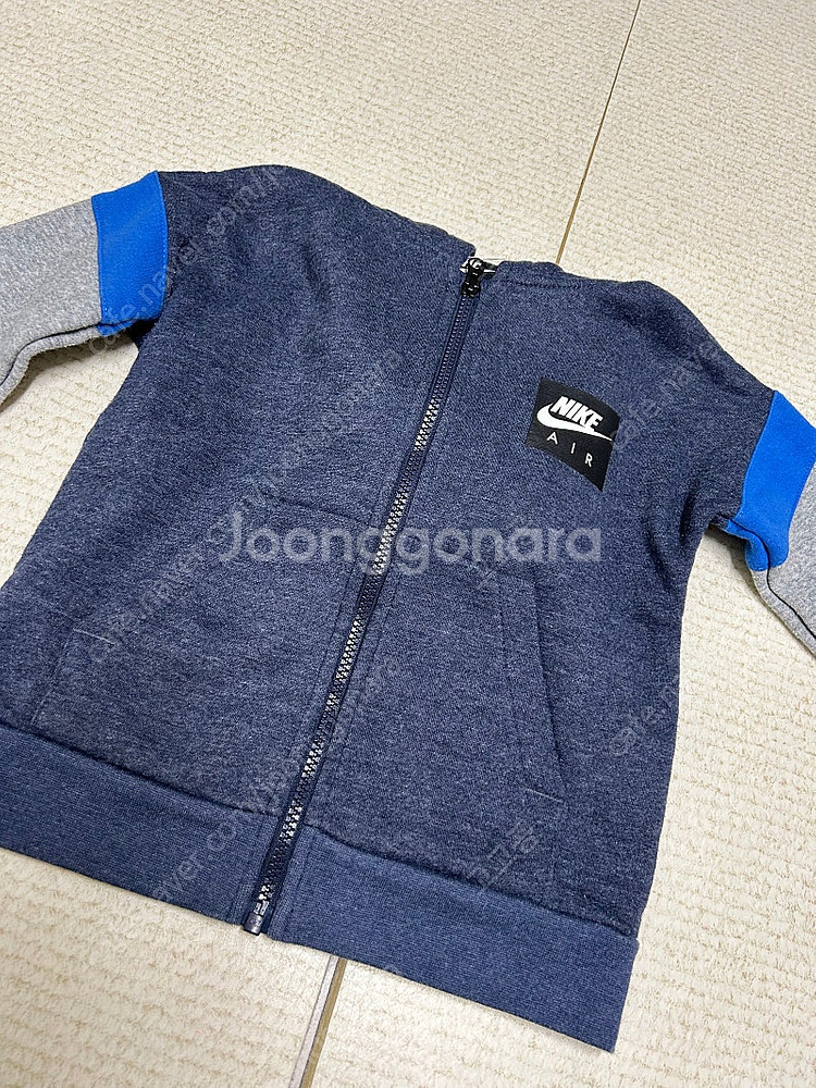 나이키 키즈 집업 기모 플리스 후디 집업 3-4YRS--2