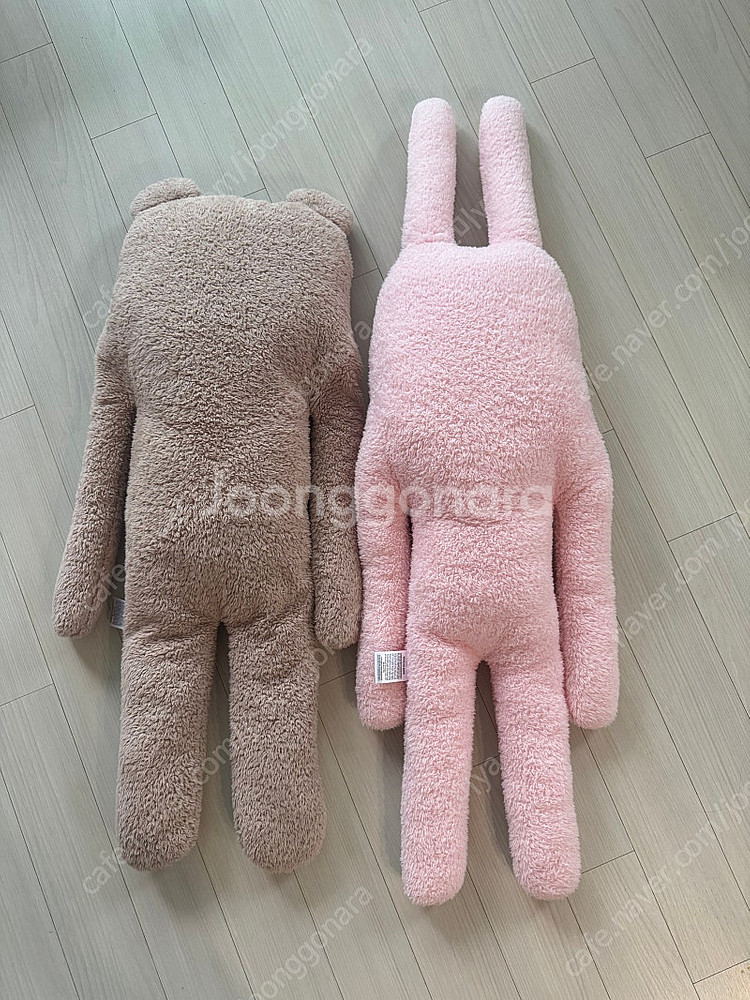 던킨 곰 & 토끼 인형 바디필로우--1