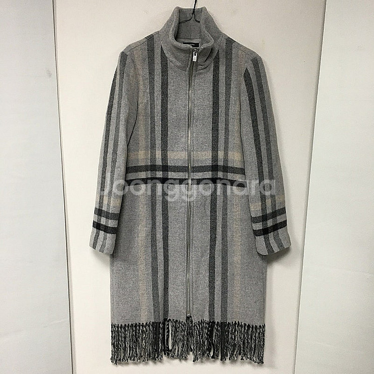 클럽모나코 여성 체크 울 코트 S / 랑방 마인 오브제 타임 럭키슈에뜨 산드로 마쥬 오르 시에 시스템--0