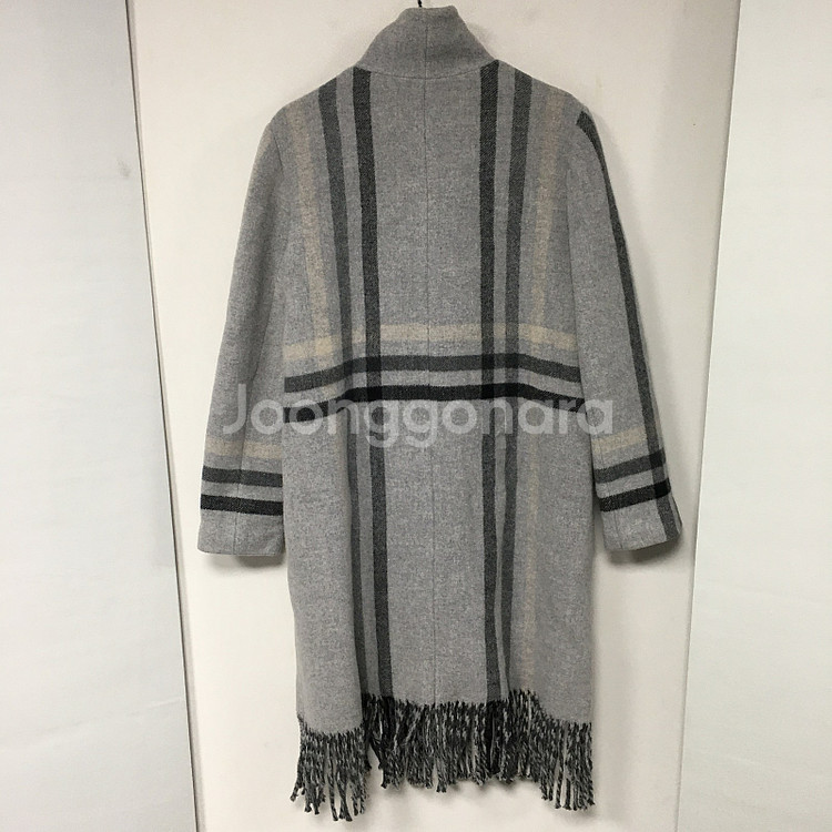 클럽모나코 여성 체크 울 코트 S / 랑방 마인 오브제 타임 럭키슈에뜨 산드로 마쥬 오르 시에 시스템--6