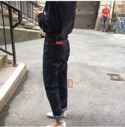 모네마켓 베지터블 탐 인디고 데님 S사이즈 이미지