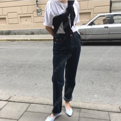 모네마켓 베지터블 탐 인디고 데님 S사이즈 이미지