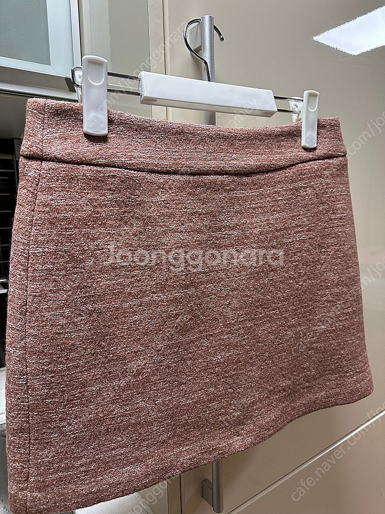 더애쉴린 울 미니 스커트 더스티로즈 (새상품)--3