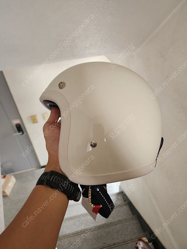 티티앤코 500tx 소두핏 헬멧 아이보리/화이트S~4X--1