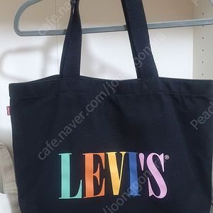 리바이스 멀티로고 정품 에코백. 은근히 넉넉한수납. 증정포함.