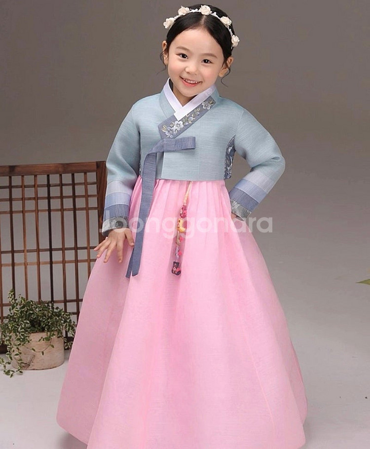 (새상품) 여아 아동 한복 4호 2개--0