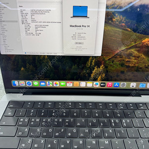 맥북프로 M1 Max 램64GB 용량2TB팝니다