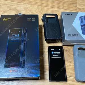 Fiio BTR7 블루투스 DAC - 정품 가죽케이스 중고 팝니다.