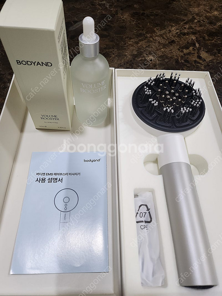 바디앤 EMS 헤어부스터 마사지기+두피앰플2(택포)--0