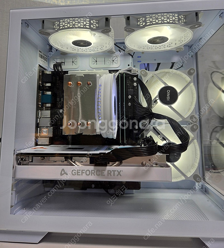 게이밍 컴퓨터 화이트 본체 12400f+ rtx 406...--1