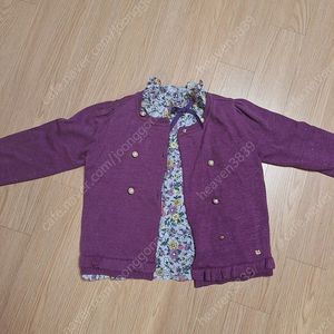 프렌치캣가디건 및 티파니주니어블라우스130 세트