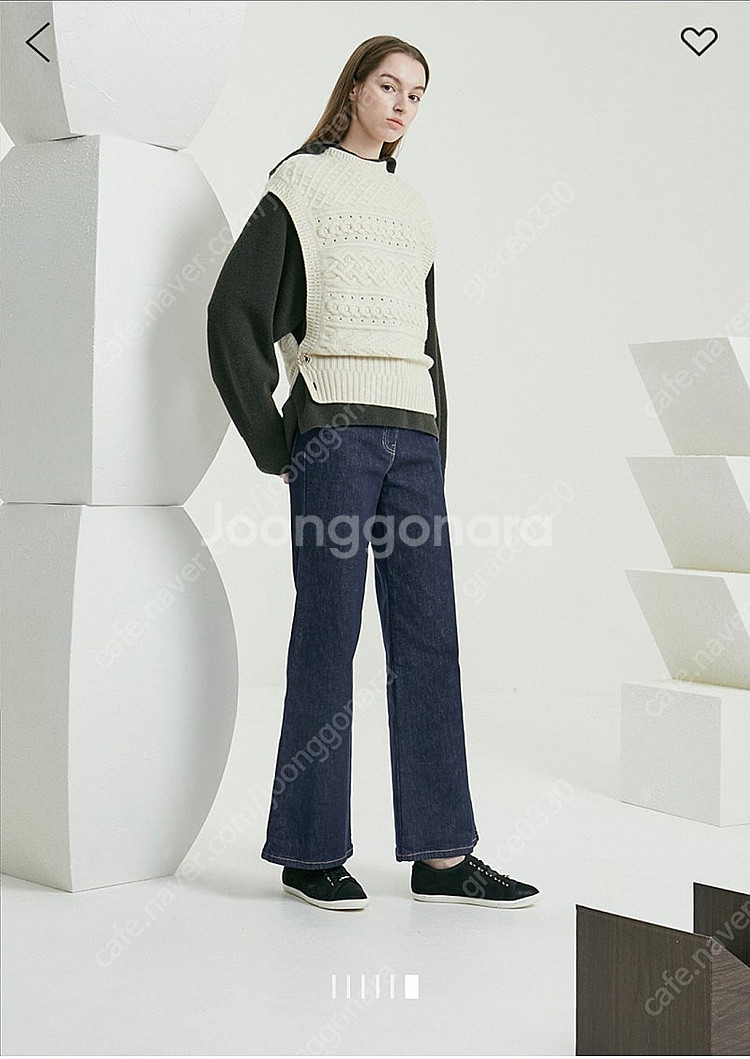 [가격인하] 타임 크로셰 니트베스트--0