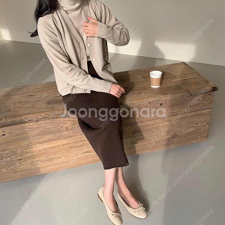 보웬 캐시 스커트 (브라운, F )--4