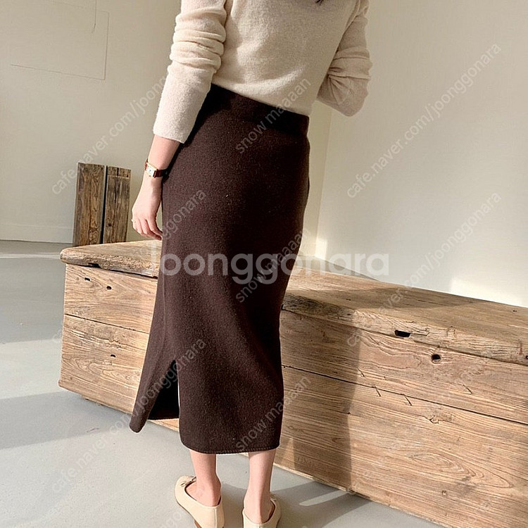 보웬 캐시 스커트 (브라운, F )--6