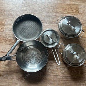 스텐후라이팬 냄비세트