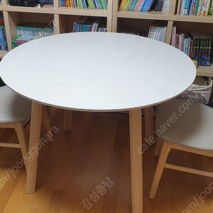 한샘 밀란 302 메이 원형식탁 의자 세트