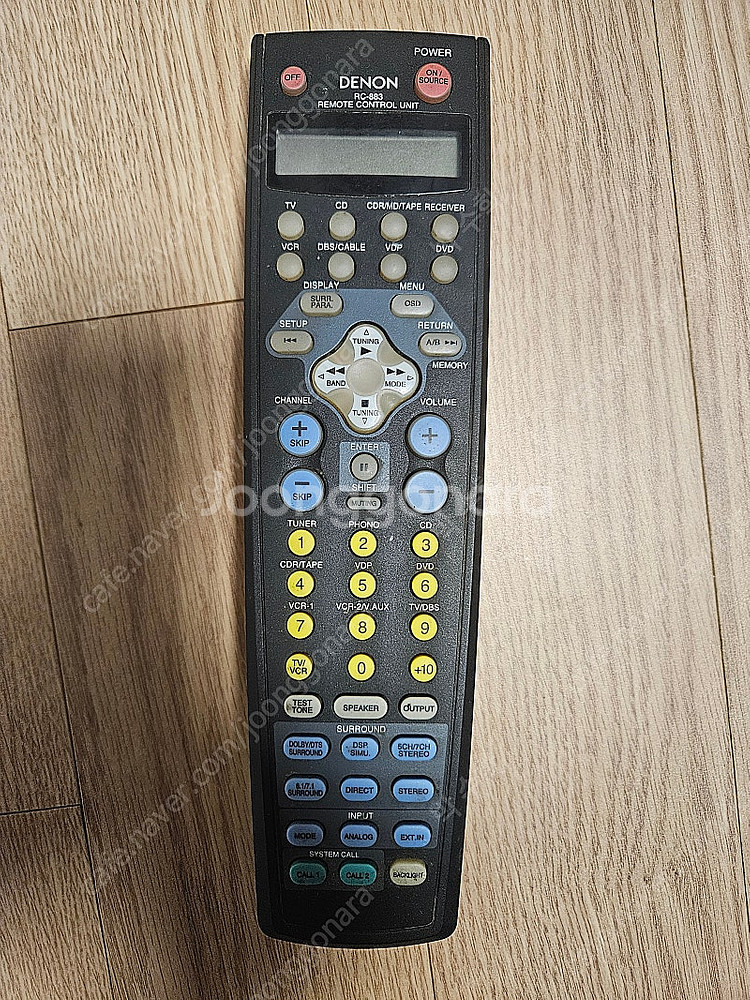 데논 리모컨 RC-883--0