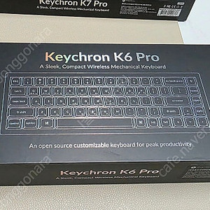 Keychron K6 PRO 유무선 기계식 키보드, 키크론 M2 미니 블랙 마우스 판매 합니다
