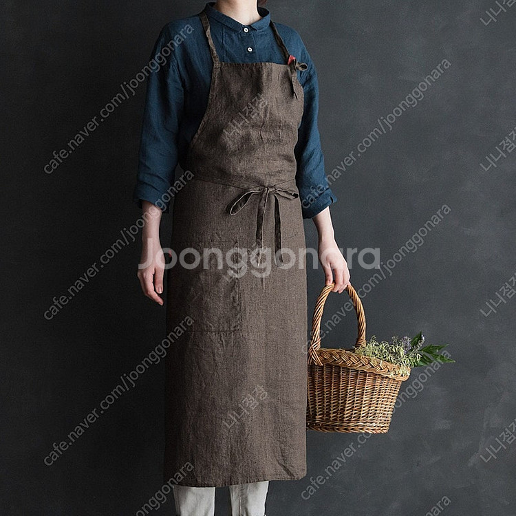 리노 에 리나 Lino e Lina 린넨 앞치마--4