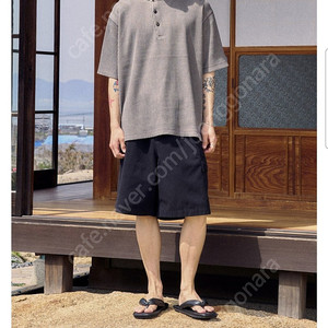 유스 헨리넥티셔츠 L