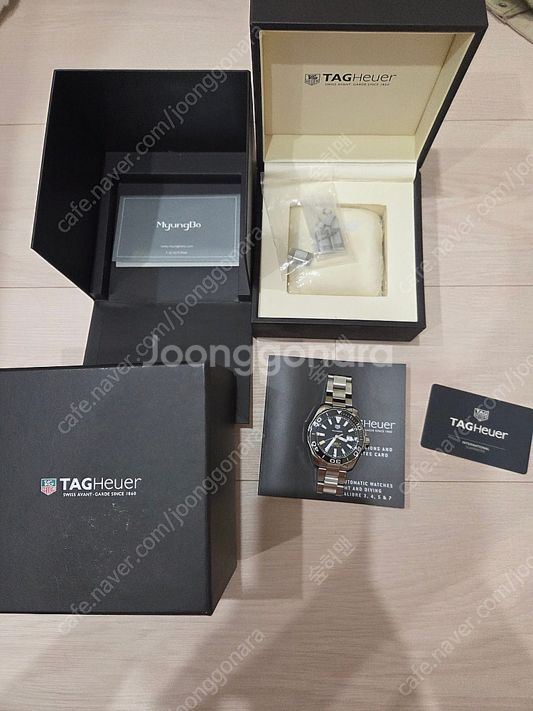 태그호이어 아쿠아레이서 300 검판 43mm 오토매틱 ...--2