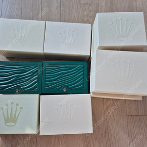 로렉스 Rolex 정품 박스 대형, 중형, 소형, 로렉스 책자 메뉴얼 판매합니다.