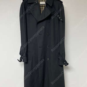 생로랑 블랙 트렌치 코트 48 에디슬리먼