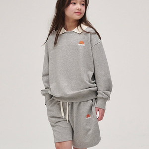 샤이선 데일리 카라 셋업 그레이 130