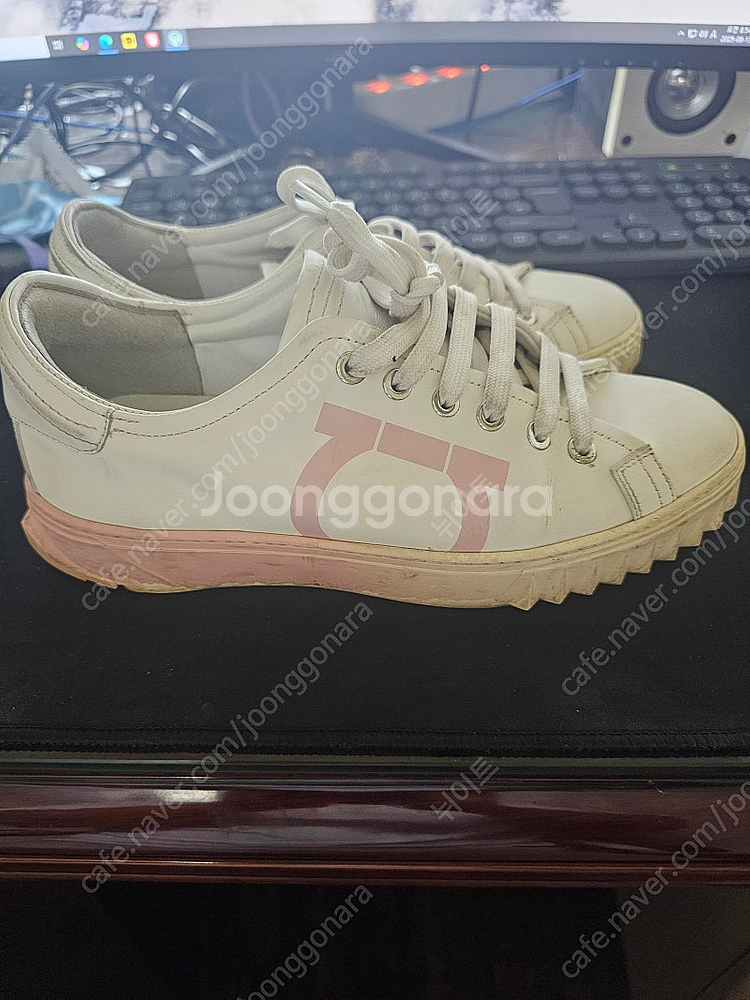 페라가모 간치니 여성 스니커즈 7.5 c볼, 나이키 운...--8