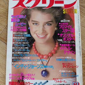 잡지1984년 브룩쉴즈 Supergirl 성룡 소피마르소 폴뉴먼 클린트이스트우드 피비캣츠 일본스크린 8월호
