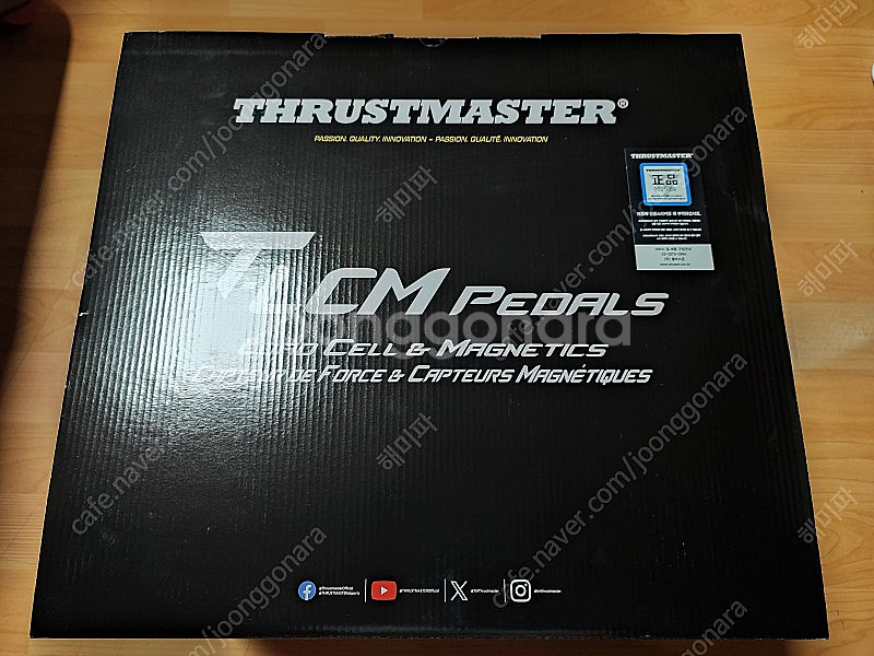 트러스트마스터 t-lcm 페달 판매합니다. (국내 정품. 9월 구매)--0