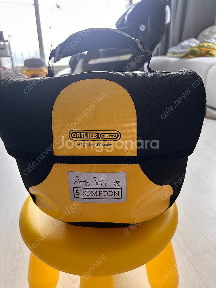 브롬톤 미니오백 노랑 팝니다.--0