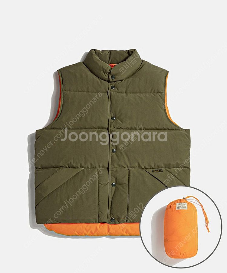 브론슨 패커블 덕다운 패딩조끼 XL--3
