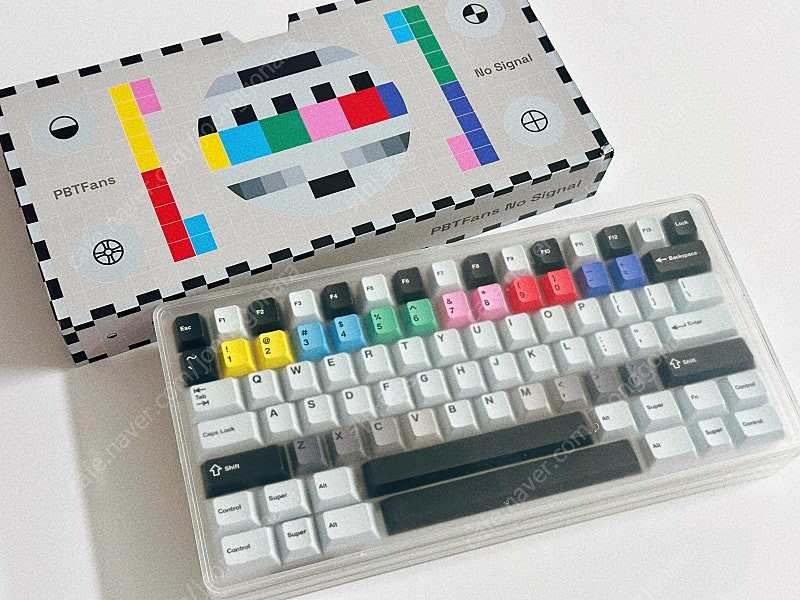 PBTfans [ No Signal ] 체리 프로파일 PBT 승화 키캡 판매--2