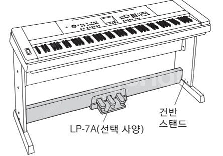 야마하 dgx 640 디지털 그랜드 포터블 전자 피아노...--7