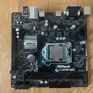 ASRock H310CM-HDV 메인보드 / G5400 CPU