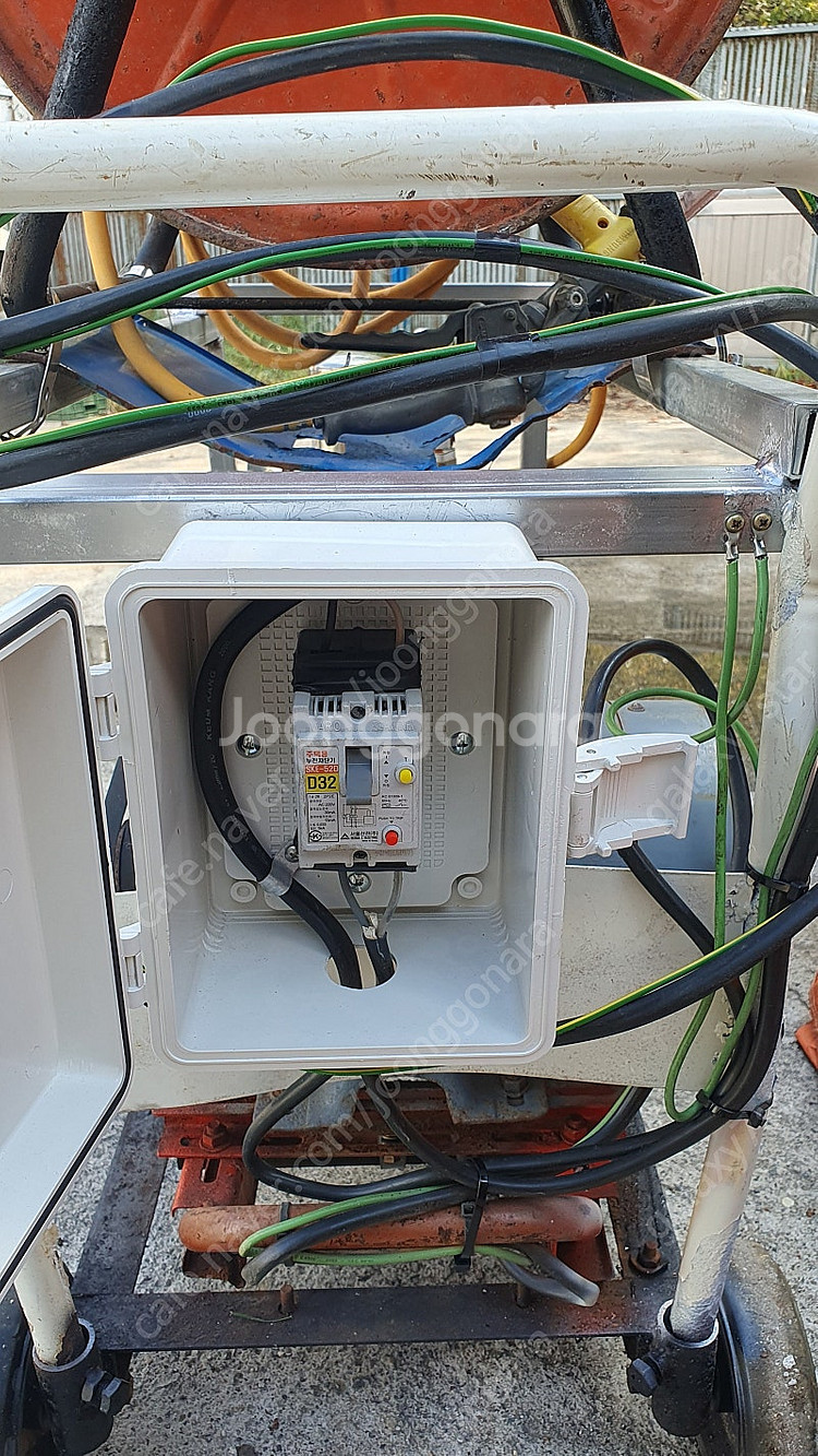 단상220v 3마력 80A고압세차기 농약동력분무기--6