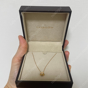 골든듀 스윗베리 목걸이 18k