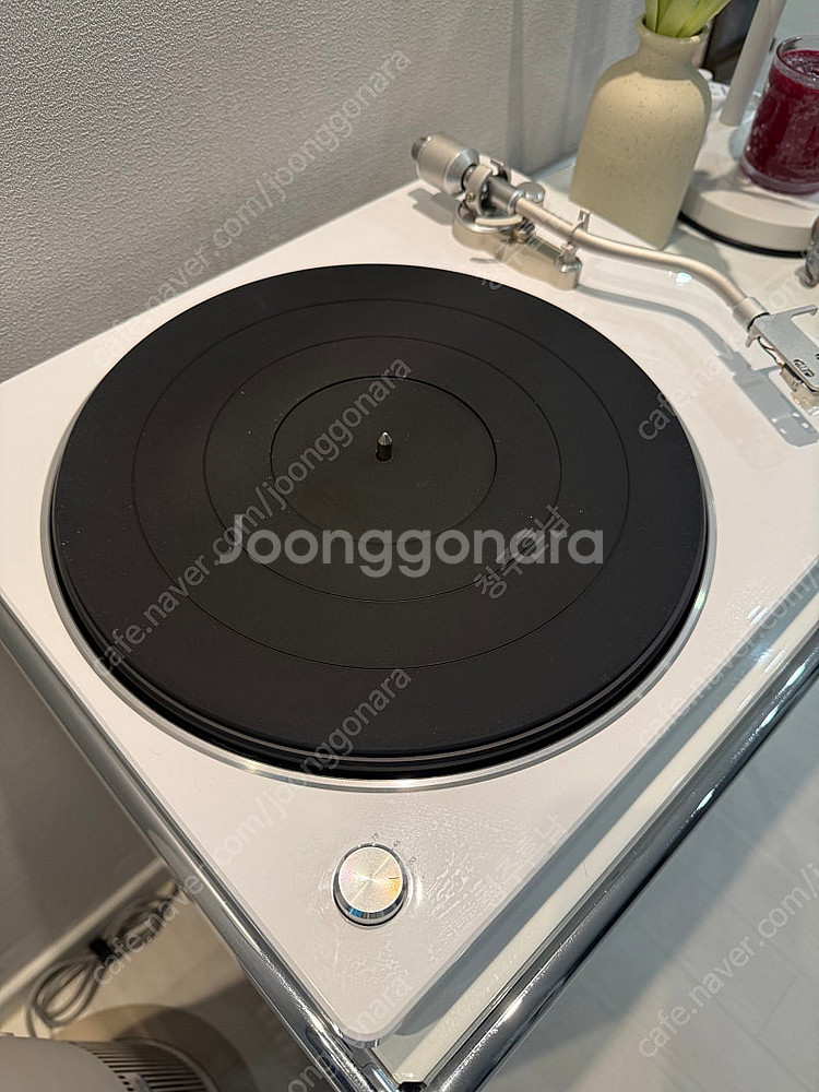 [청주] 데논DENON DP-400 화이트 턴테이블 판...--2