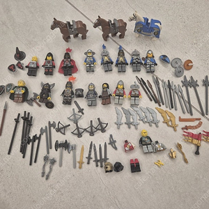 레고 캐슬 기사 병사 대장간 엘프궁수 드워프 피규어 일괄