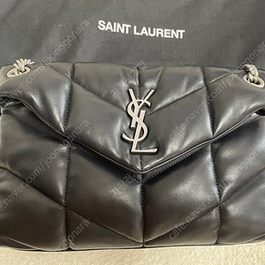 생로랑 22ss 루루 푸퍼백 은장 스몰