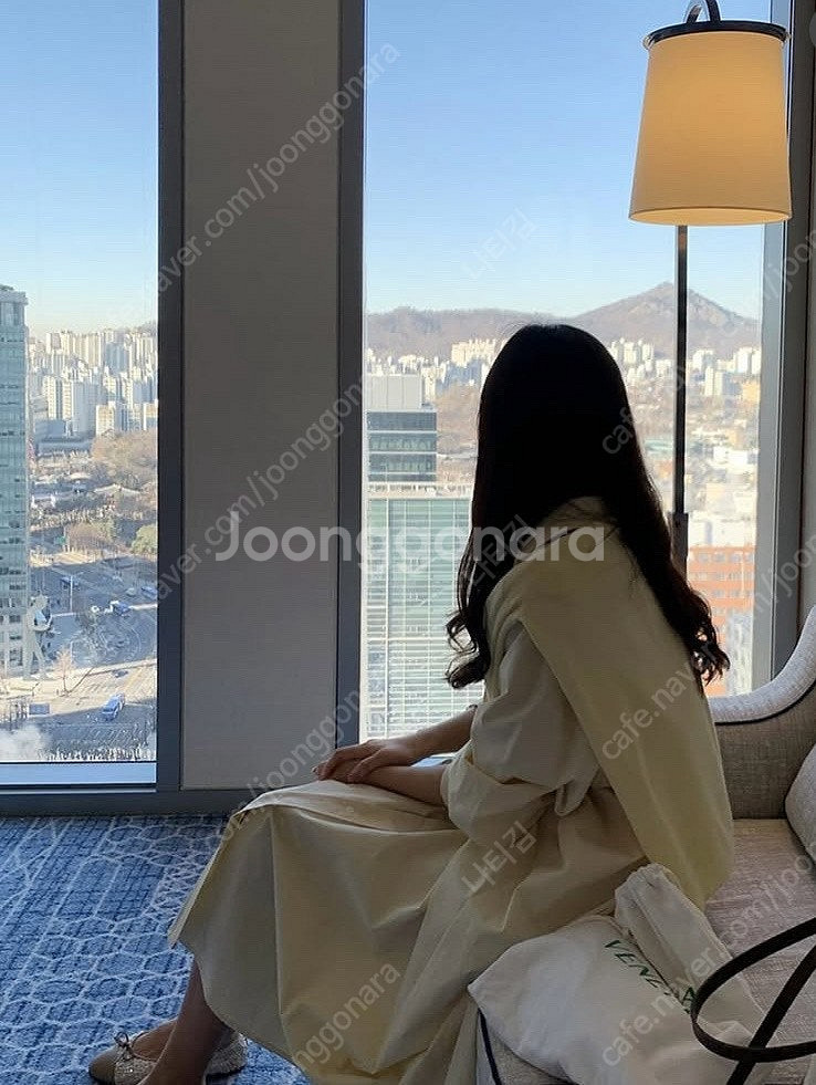 제이드몽 오버핏 셔츠원피스--1