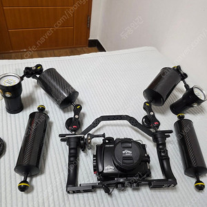 rx100 환타씨 하우징 부력봉 트레이 비디오라이트 일체